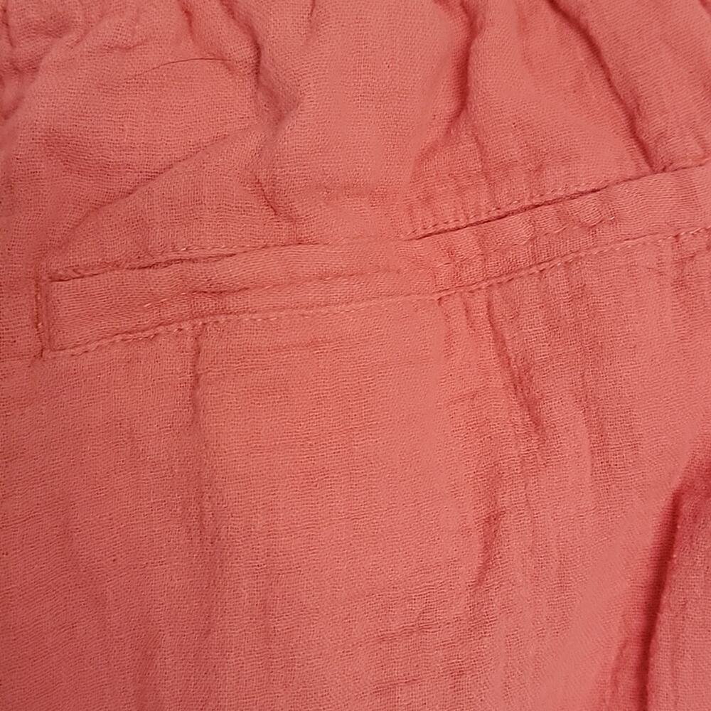 Garnet Hill Organic-Cotton Gauze Shorts, XL - Picture 5 of 7